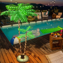 Load image into Gallery viewer, Lighted Palm Tree for Outside Patio Yard Party Pool 6FT-2-Tree-Plug-in